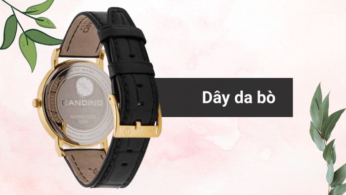 Chất liệu dây đeo của mẫu đồng hồ
