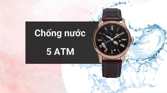 Khả năng kháng nước của mẫu đồng hồ