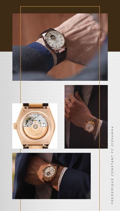 Đồng hồ Nam Frederique Constant FC-310V4NH4 sang trọng, lịch lãm
