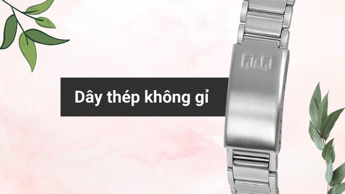 Chất liệu dây đeo của mẫu đồng hồ