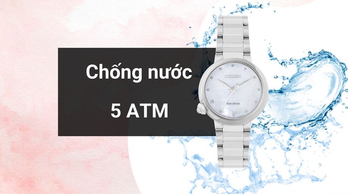 Khả năng kháng nước của mẫu đồng hồ