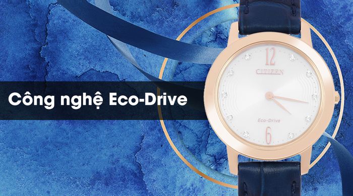 Đồng hồ nữ Citizen EX1493-13A sử dụng công nghệ mới Eco-Drive