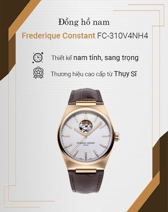 Tổng quan về đồng hồ Nam Frederique Constant FC-310V4NH4