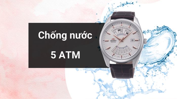 Khả năng kháng nước của mẫu đồng hồ