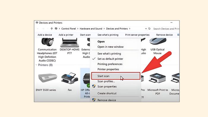 Hướng dẫn quét file PDF bằng máy in đa năng - bước 2