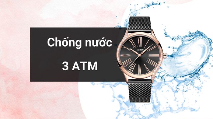 Khả năng kháng nước của mẫu đồng hồ