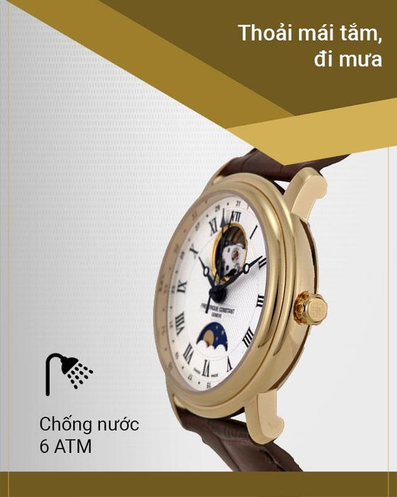 Đồng hồ Nam Frederique Constant FC-335MC4P5 có hệ số nước 6 ATM