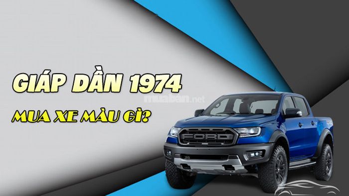 Màu xe nào phù hợp với người tuổi Giáp Dần 1974?