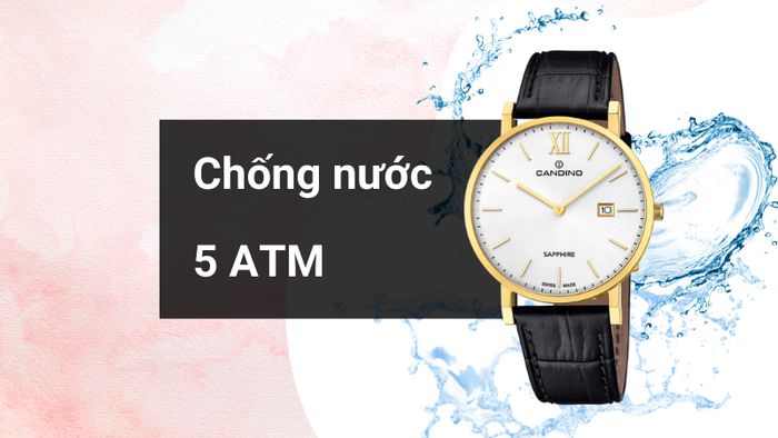Khả năng kháng nước của mẫu đồng hồ