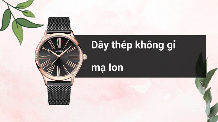 Chất liệu dây đeo của mẫu đồng hồ