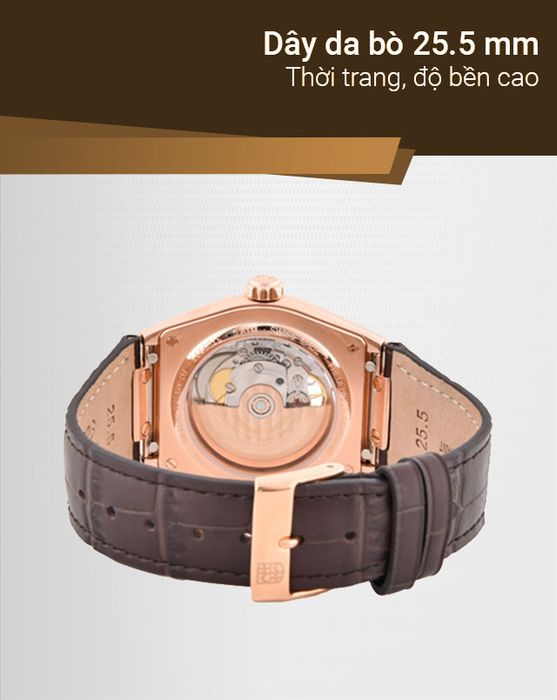 Đồng hồ Nam Frederique Constant FC-310V4NH4 có dây đeo da bò chắc chắn