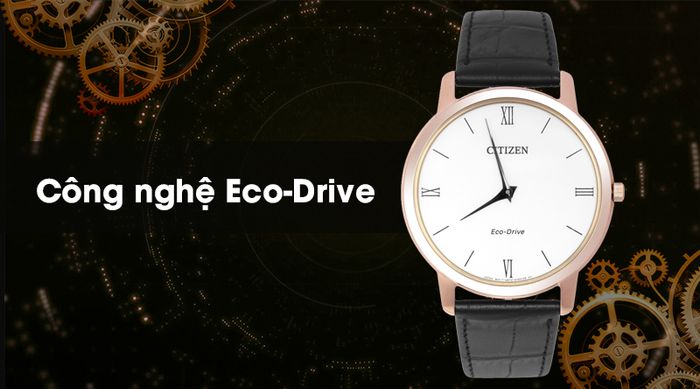 Đồng hồ nam Citizen AR1133-23A được trang bị công nghệ mới Eco-Drive