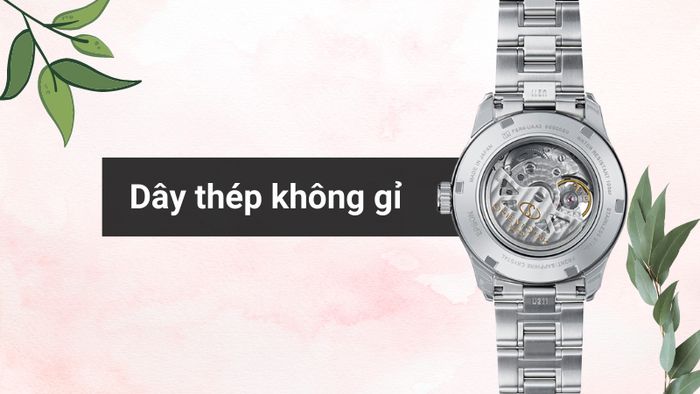 Chất liệu dây đeo của mẫu đồng hồ