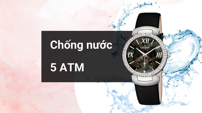 Khả năng kháng nước của mẫu đồng hồ
