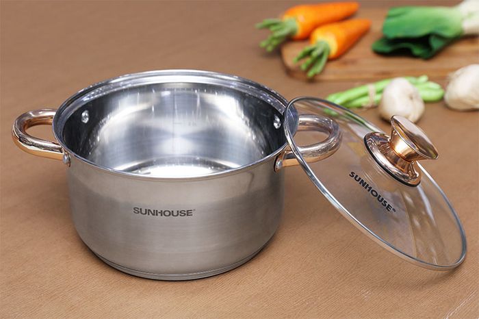 Nồi inox 5 đáy Sunhouse SHG24220 20 cm