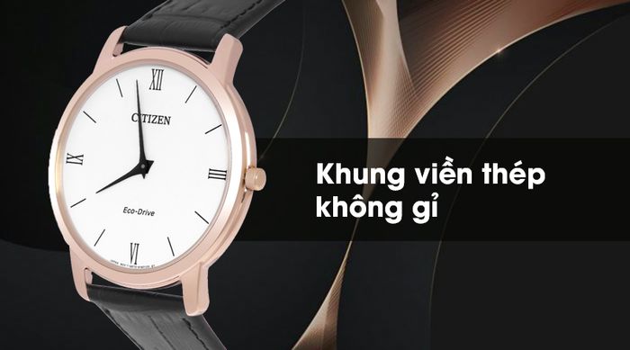 Đồng hồ nam Citizen AR1133-23A - Eco-Drive có bộ khung viền cứng cáp, chắc chắn