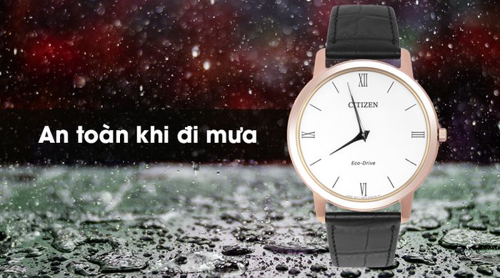 Đồng hồ nam Citizen AR1133-23A - Eco-Drive có hệ số chống nước 3 ATM