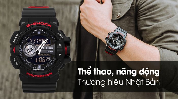 Đồng hồ Nam G-shock GA-400HR-1ADR thiết kế cá tính