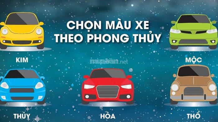 Tầm quan trọng của việc chọn màu xe hợp mệnh