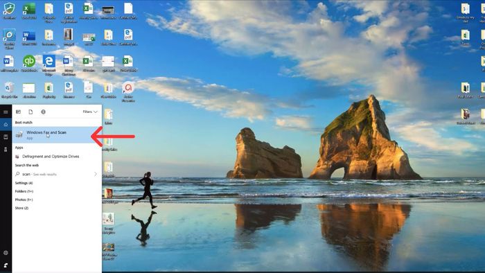 Hướng dẫn quét file PDF trên máy tính Windows - bước 1