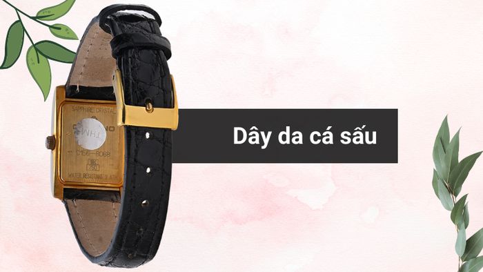 Chất liệu dây đeo của mẫu đồng hồ