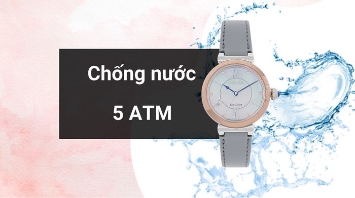 Khả năng kháng nước của mẫu đồng hồ