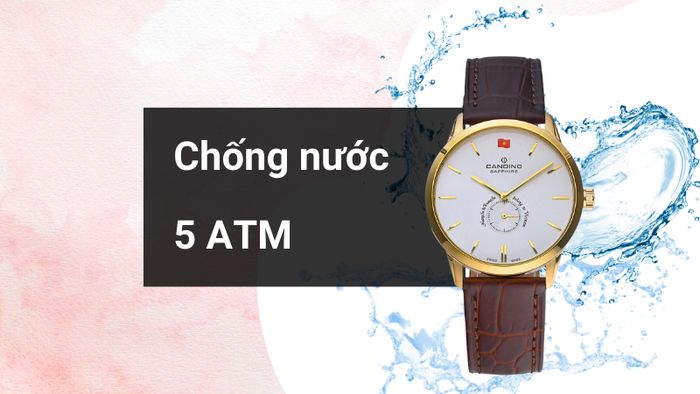 Khả năng kháng nước của mẫu đồng hồ