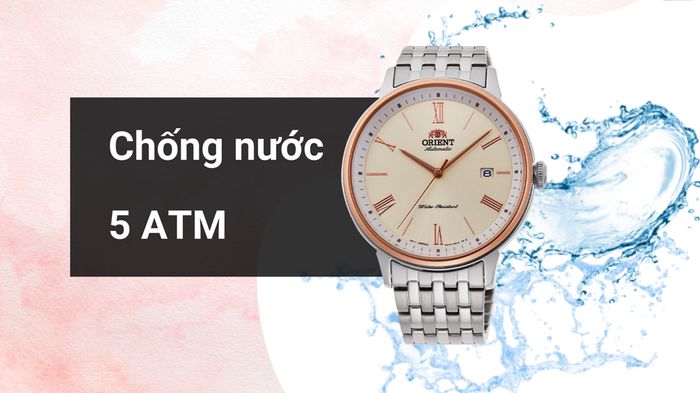 Khả năng kháng nước của mẫu đồng hồ
