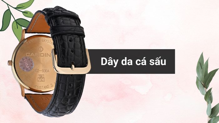 Chất liệu dây đeo của mẫu đồng hồ