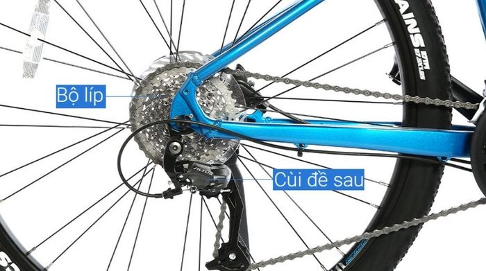 Xe đạp địa hình MTB Merida Victoria 700 27.5 inch Size M - Bộ truyền động