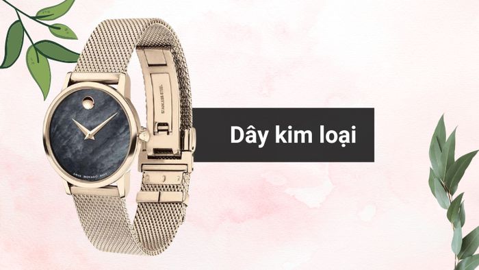 Chất liệu dây đeo của mẫu đồng hồ