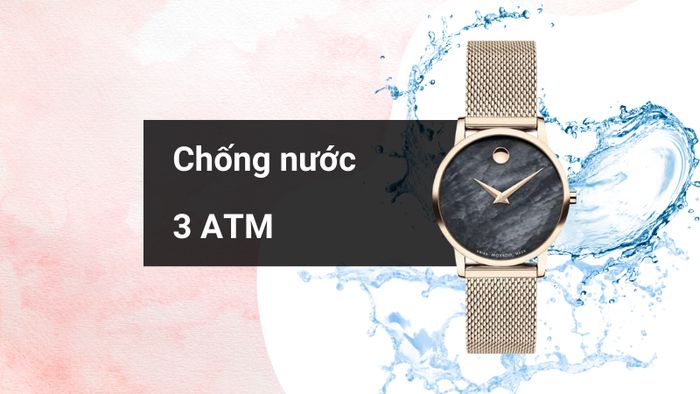 Khả năng kháng nước của mẫu đồng hồ