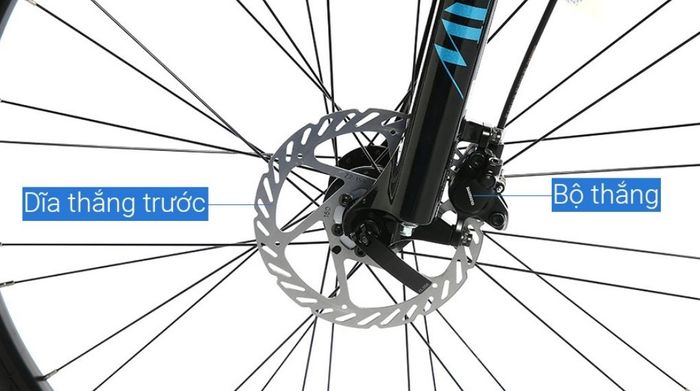 Xe đạp địa hình MTB Merida Victoria 700 27.5 inch Size M - Phanh