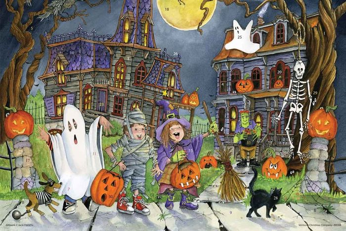 Top Halloween Advent Calendars: Vermont Little Goblins Halloween Countdown Calendar
