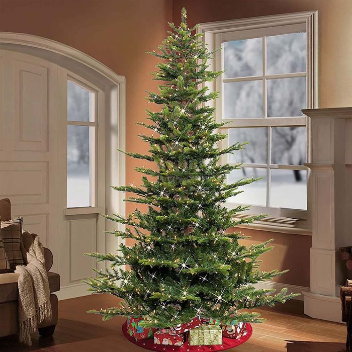 Top Pick: Puleo International Pre-Lit Aspen Fir Artificial Christmas Tree