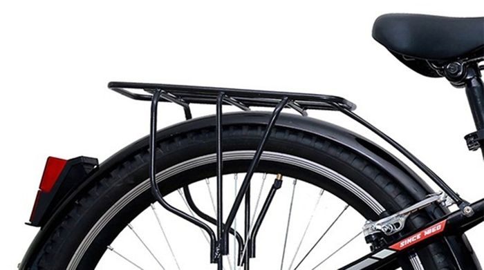 Xe đạp địa hình MTB Thống Nhất MTB 24-03 Đen có baga tiện lợi
