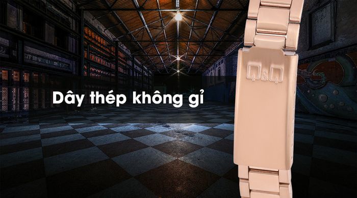 Đồng hồ nữ Q&Q S399J011Y có dây đeo chống ăn mòn