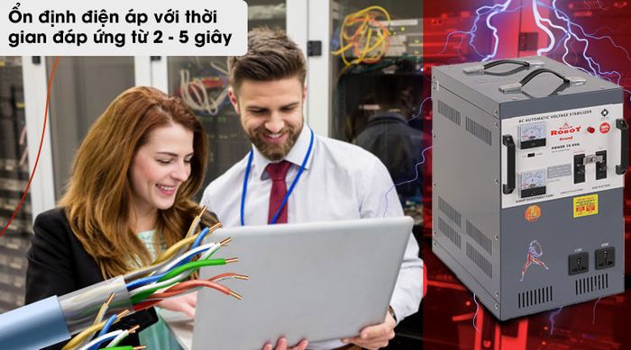 Ổn áp ROBOT 1 Pha 10KVA GR10K150 - Thời gian đáp ứng