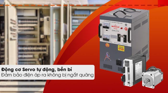 Ổn áp ROBOT 1 Pha 10KVA GR10K150 - Động cơ Servo