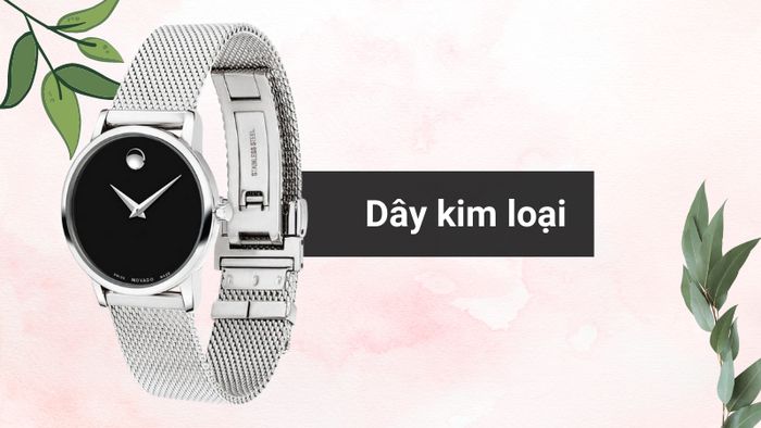 Chất liệu dây đeo của mẫu đồng hồ