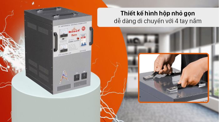 Ổn áp ROBOT 1 Pha 12.5 KVA 90 - Thiết kế