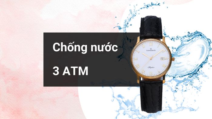 Khả năng kháng nước của mẫu đồng hồ