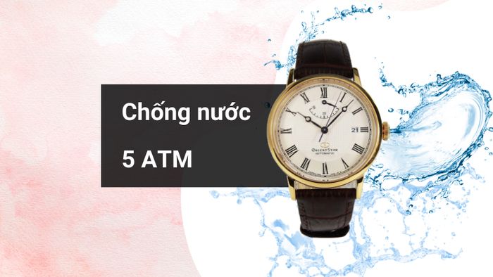 Khả năng kháng nước của mẫu đồng hồ