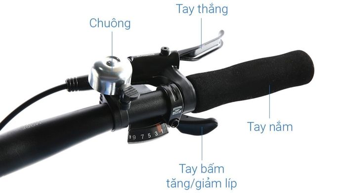Xe đạp địa hình MTB Merida Victoria 700 27.5 inch Size M - Tay lái