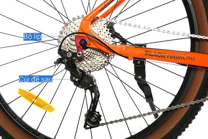 Xe đạp địa hình MTB Twitter Blackhawk Pro 27.5 inch Size M - Bộ truyền động