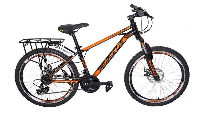 Xe đạp địa hình MTB Thống Nhất MTB 24-04 24 inch Cam có thiết kế mạnh mẽ, cá tính