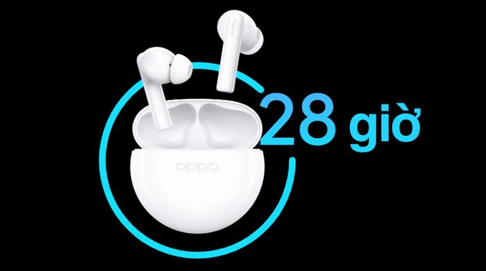 Tai nghe Bluetooth True Wireless OPPO ENCO Buds 2 ETE41 - Sử dụng thoải mái lên tới 28 giờ