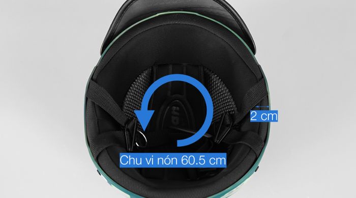 Đảm bảo an toàn - Mũ bảo hiểm 1/2 size XL Delites ATN05-XM.