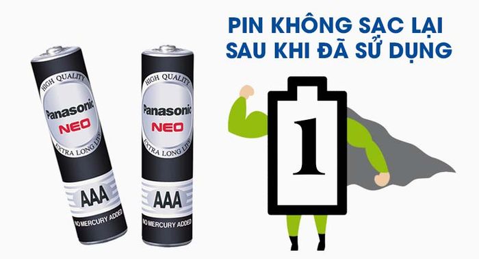 Pin AAA 12 viên Manganese Panasonic R03NT-12H Đen
