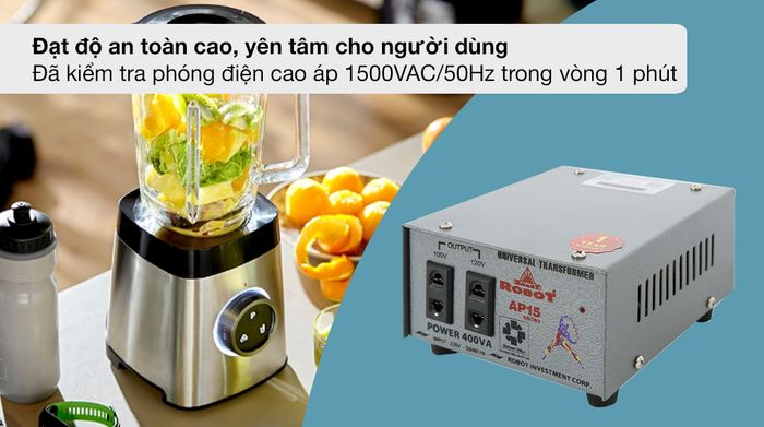 Biến thế Robot 400VA - AP15 UT1P400A - Tính năng an toàn